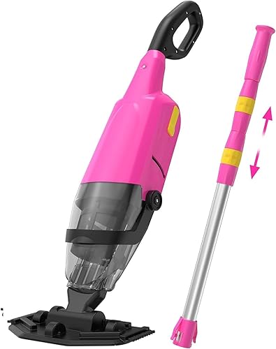 Efurden Aspiradora de piscina de mano, limpiador de piscina recargable con tiempo de funcionamiento de hasta 60 minutos, ideal para piscinas sobre