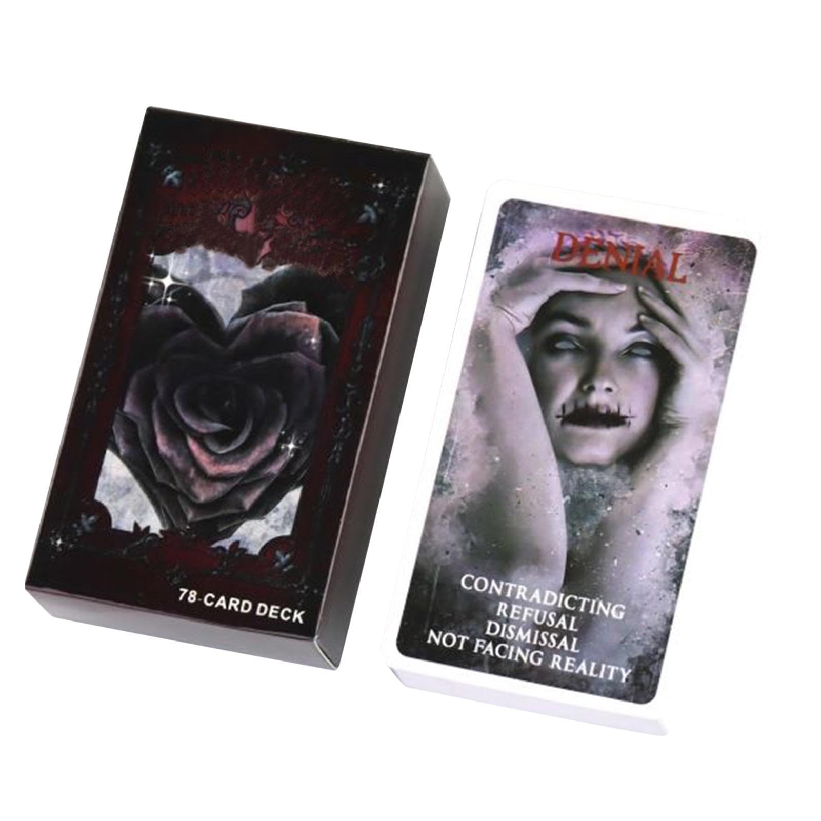 Tarot Decks - Handcrafted Tarot Card Set with Oracle Guide Book, 78 Pieces Love Theme Tool for Storytelling Rituals, Inspiring Spiritual Practice for Seasons, Christmas, and Daily Reflection