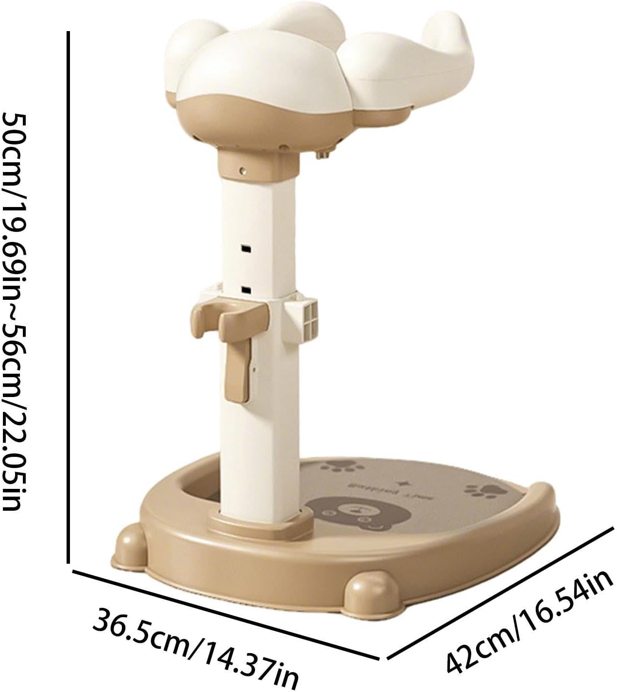 Kid Bath Stand - Adjustable Support Helper - Anti-Slip Stand Up Kid Shower Holder - for Boys Girls Home Tub Apartment Travel Hotel
