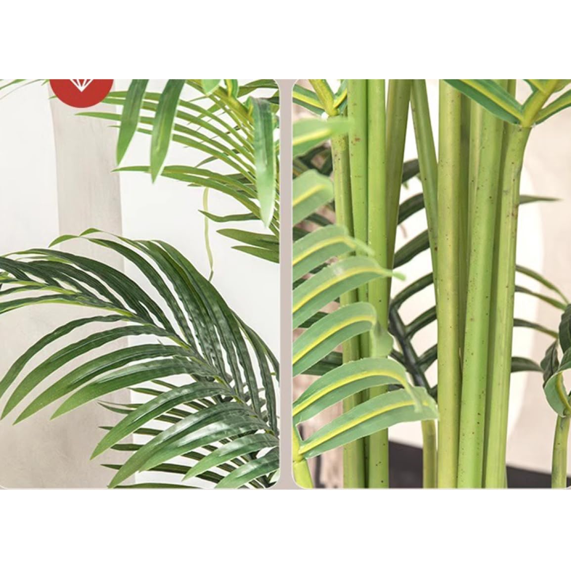 Amazon｜HGJH 人工観葉植物 大型 ヤシ フェイクグリーン 人工樹木