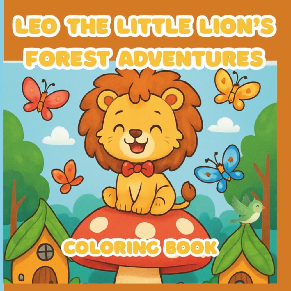 Leo the Little Lion’s Forest Adventures: Coloring Book