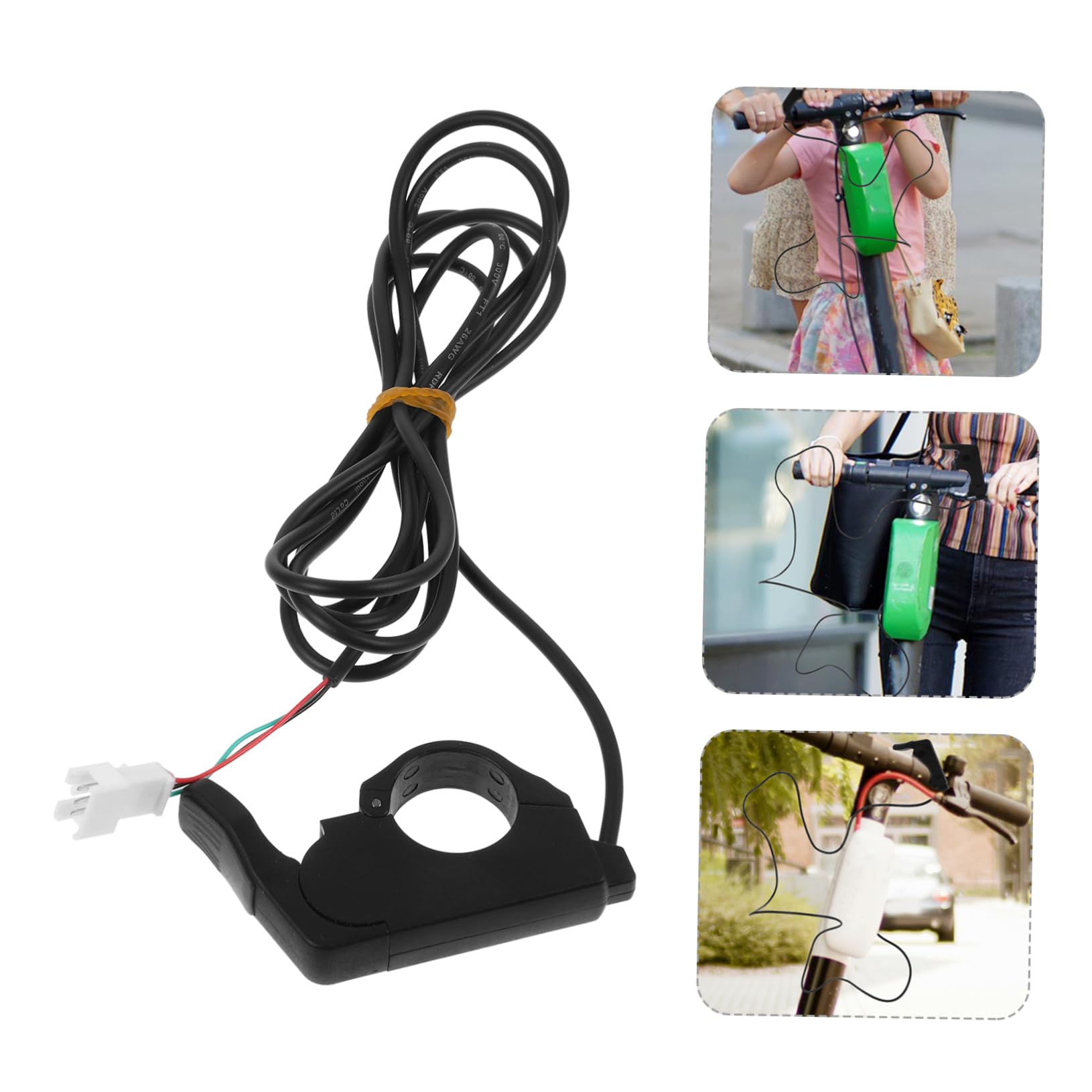 Gatuida 5pièces Accélérateur Pouce pour Scooter Électrique Contrôle De Vitesse pour Vélo Électrique Compatible Gauche Et Droite