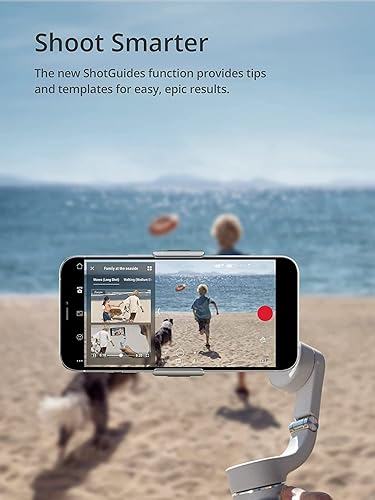 Miniatura 4 de DJI OM 5 - Estabilizador de cardán para teléfono inteligente, cardán de teléfono de 3 ejes, barra de extensión integrada, portátil y plegable,