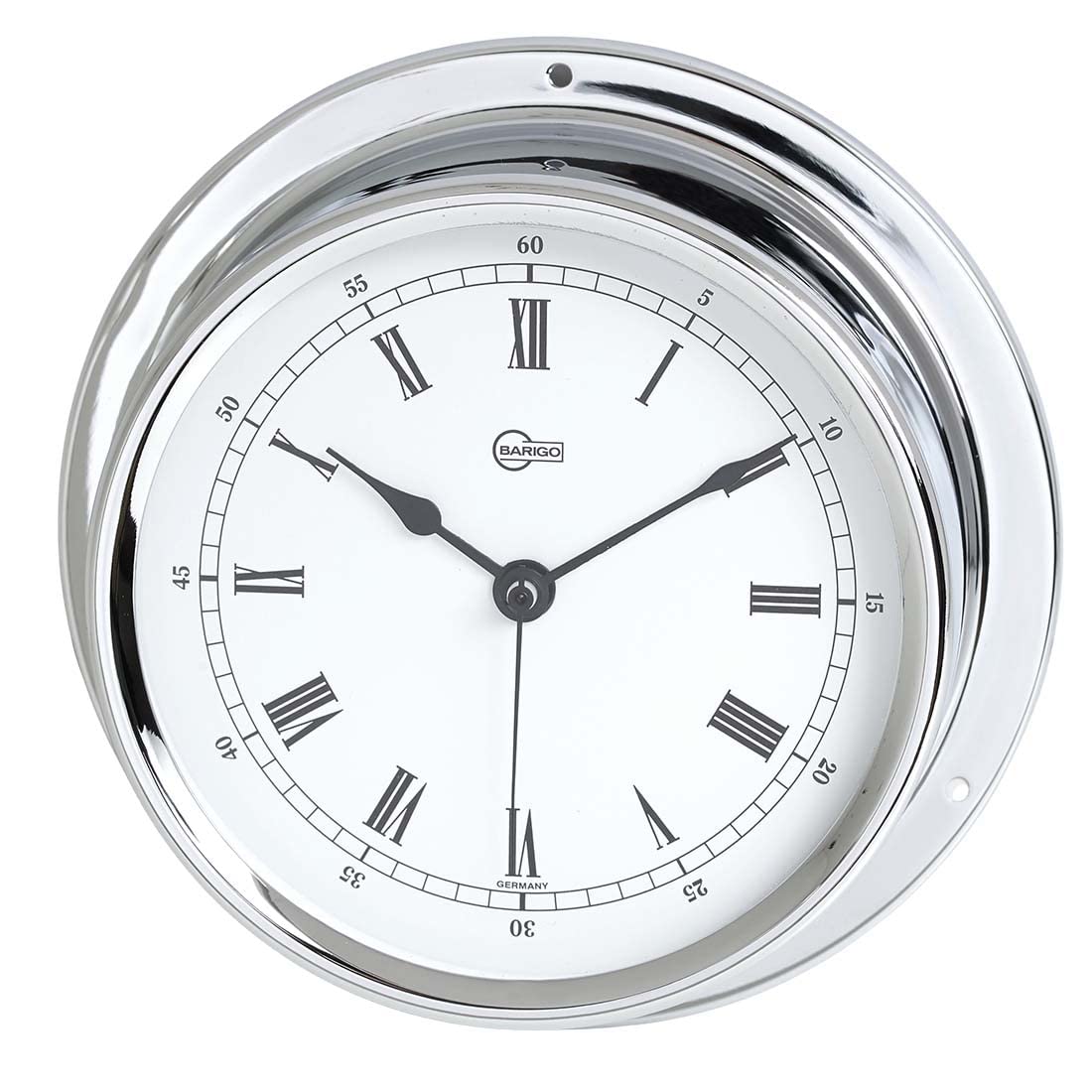 Barigo Regatta 684cr Schiffsuhr Chrom römisch 120mm