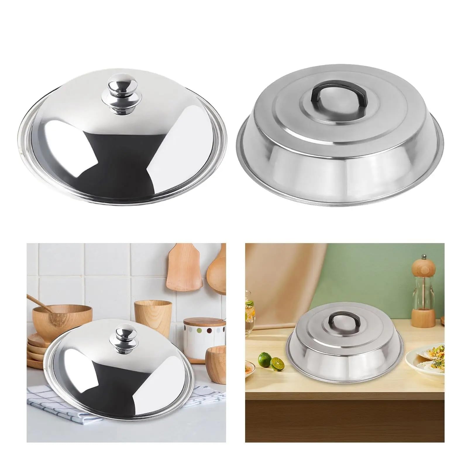 Coperchio Vetro Coperchio di ricambio for pentola multiuso da 36 cm for la cucina(B)