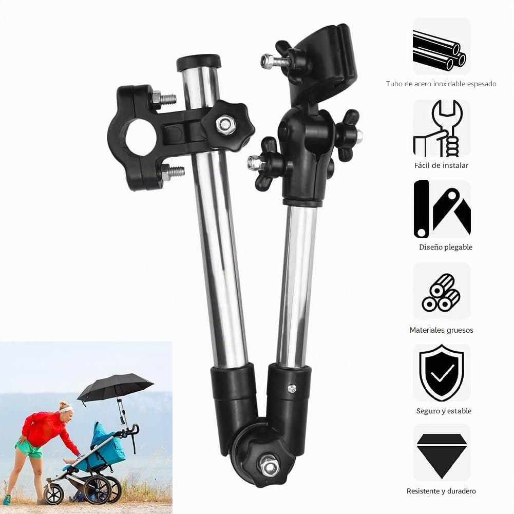 Soporte de Paraguas Ajustable 360° para Manillar Universal