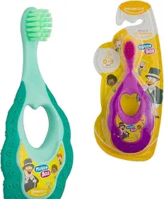 Powerdent Escova De Dentes Infantil Mordedor Mundo Bita