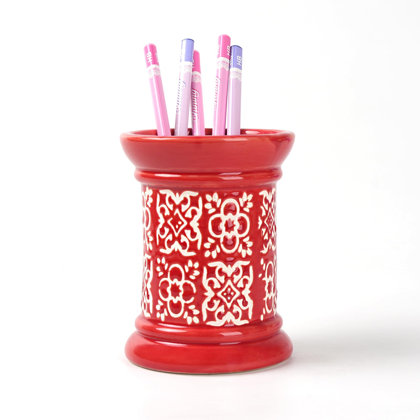 Cute Cactus Pencil Holder - Western Desk Decor -9