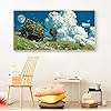 Paint by Number Kit for Adults Sunflower, Rabbit Paint by Number, DIY Arts and Crafts for Adults Kits, Colorful Canvas Paintings for Beginner With Accessories, Home Wall Decor (Framed) 32x64 in G-6I36