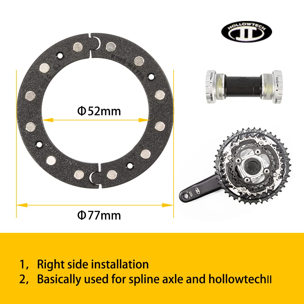 Capteur De Puissance Yose Power Pour Vélo électrique – 8 Points Magnétiques, Installation Facile