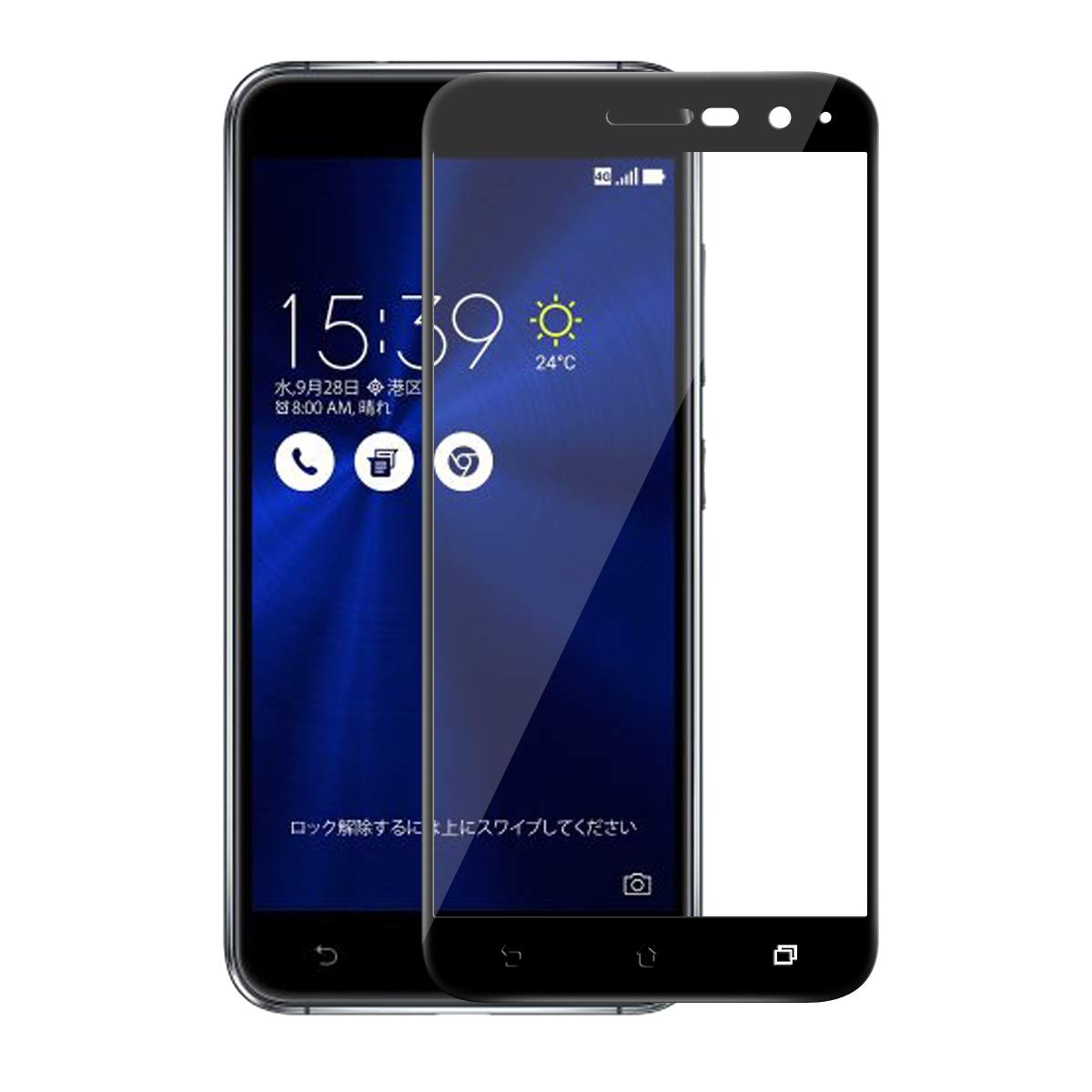 Amazon.co.jp: 【Cavor】ASUS ZenFone3 ZE520KL 対応 強化ガラス
