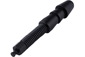 6.5" KlicLok System Adapter with Spring for Vacuum Connector Dildos, 2 in 1 Extender