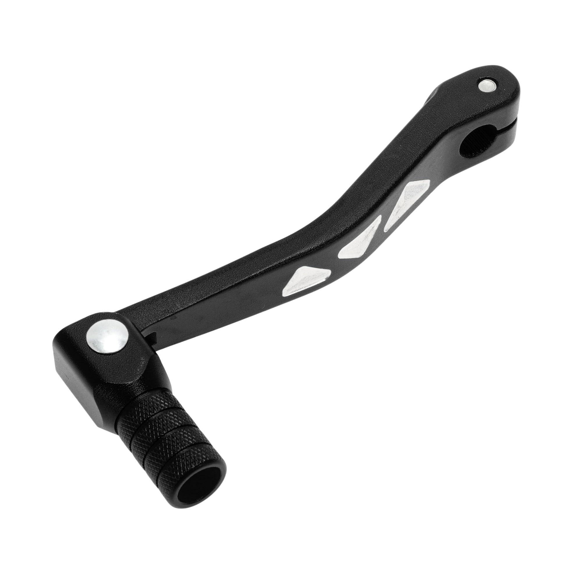 Levier de vitesse pliable Kayo T4L en alu anti-casse pour sélecteur moto noir