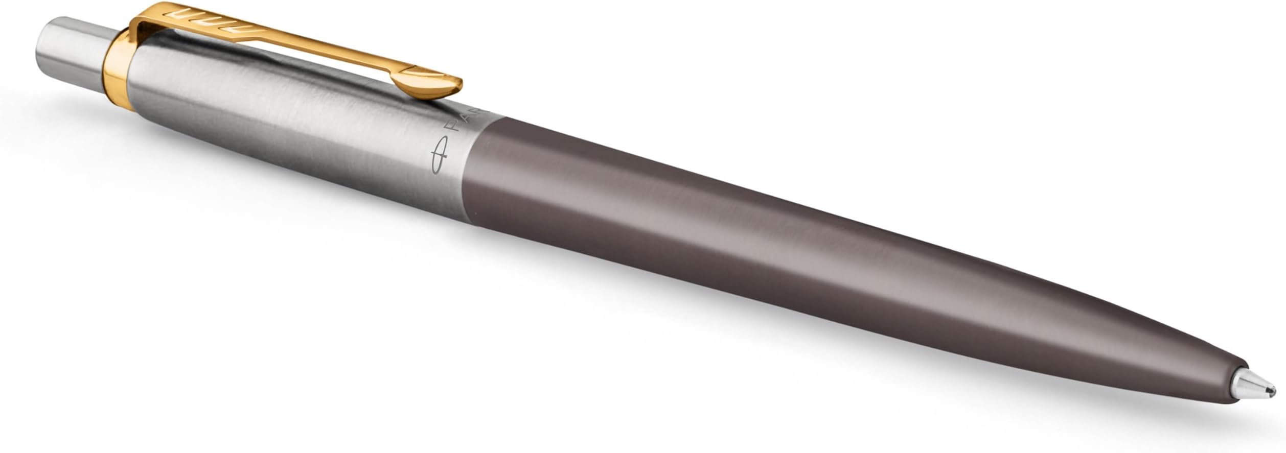 PARKER Jotter Gel Pen – Stainless Steel With Chrome Trim, 0.7mm Medium Tip, Includes Gift Box, Professional Writing Pen