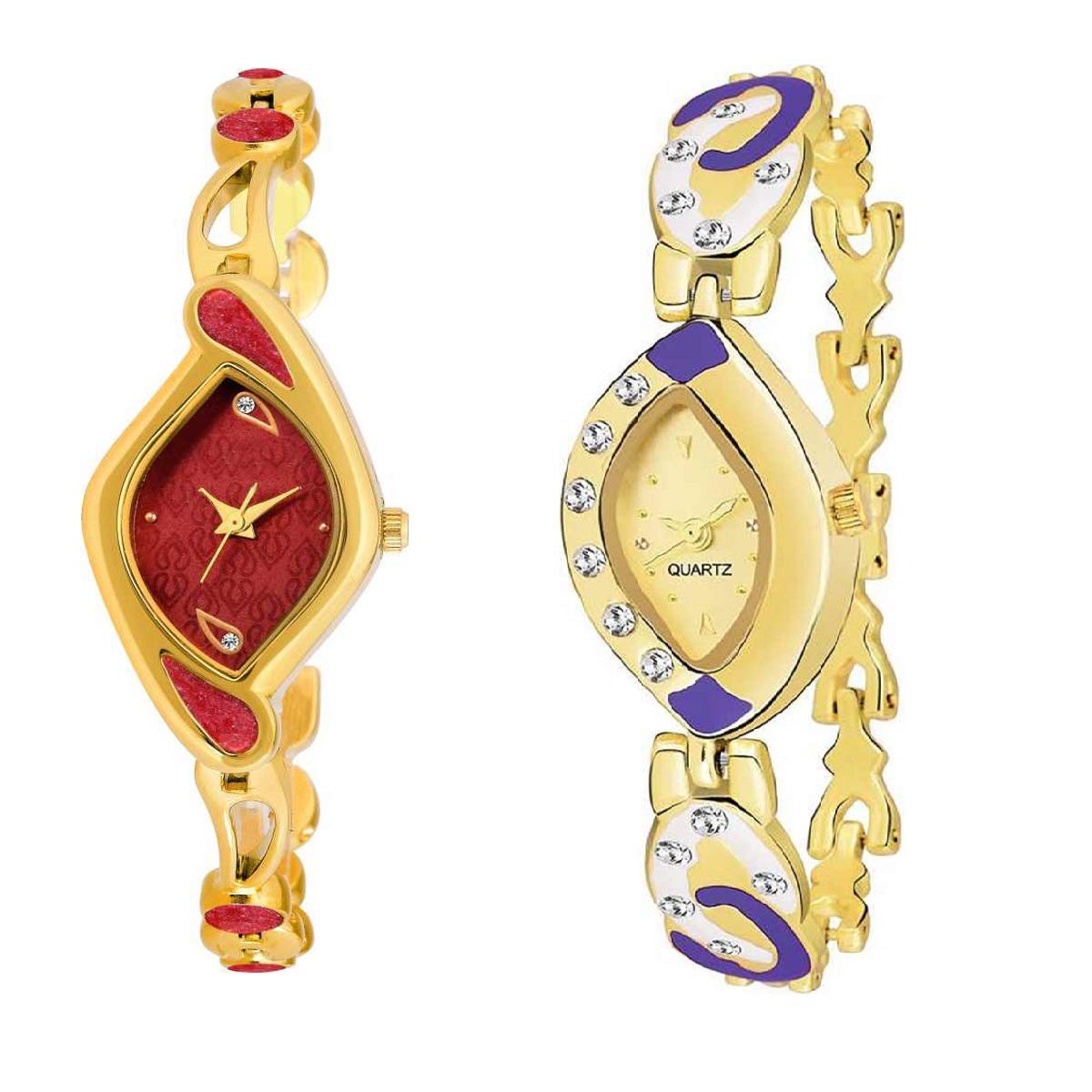 RPS FASHION WITH DEVICE OF R Analog Red Curve Dial Purple Gold Watch Girls Combo Pack 2 (B0859ZP9PC) Amazon Price History, Amazon Price Tracker