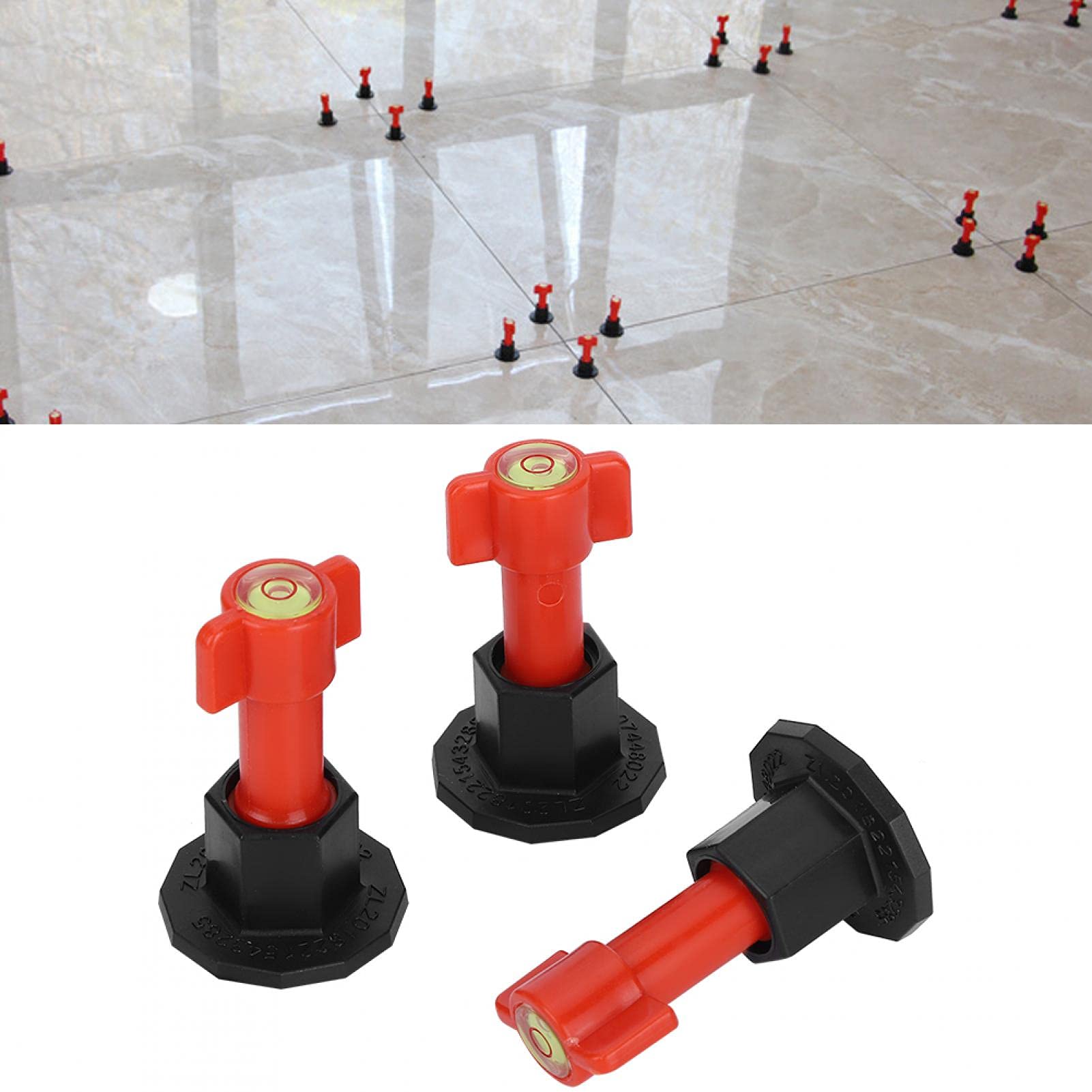 Strumento di livellamento per Piastrelle, Kit di Sistema di livellamento per Piastrelle in Ceramica Strumenti di Posizionamento livellatore per Piastrelle a Pavimento Forniture per l'edilizia
