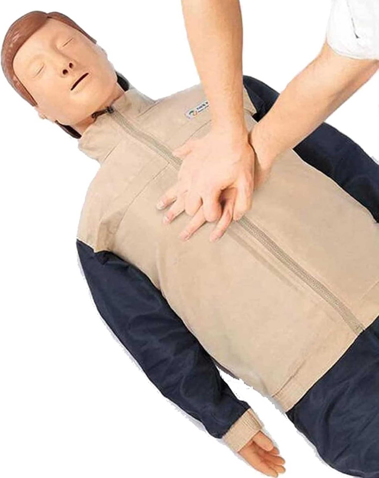 ELZEM Maniquí de Entrenamiento de Primeros Auxilios para RCP, maniquí de enseñanza de reanimación práctica para Entrenamiento de Primeros Auxilios