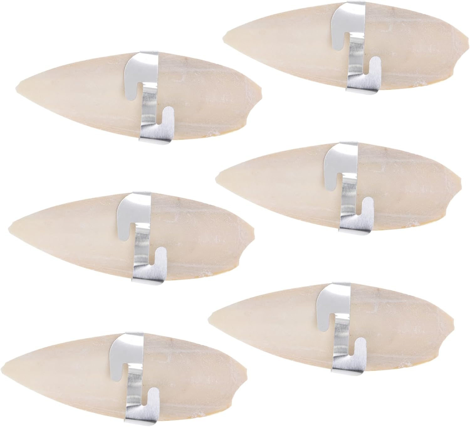 6Set Cuttlebone Chew for Birds Calcium Molar Grinding with Metal Holder for Parrots Hamsters and Pets Promote