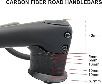 ロードバイク　一体型　カーボン　エアロ　ドロップハンドル　400-110mm ロードバイク 一体型 カーボン エアロ ドロップハンドル 400-110mm