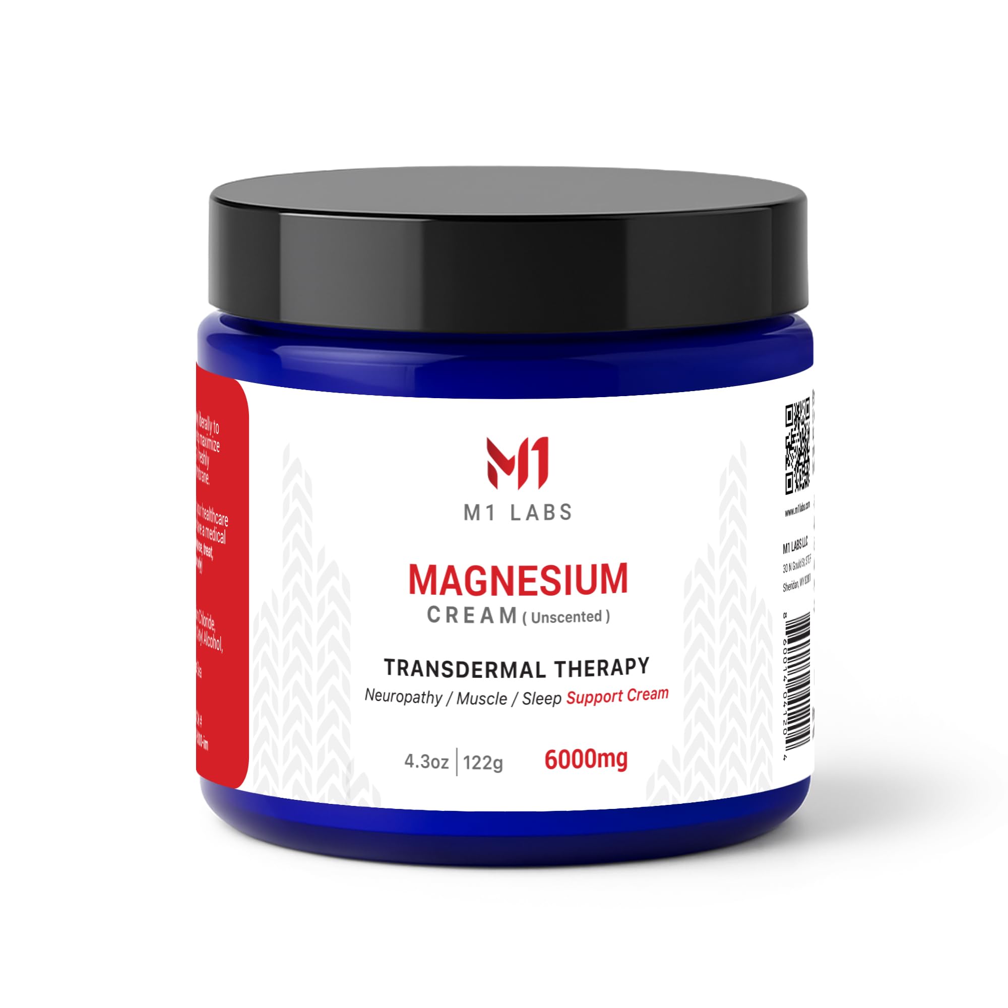 Photo 1 of M1 Labs Magnesium Topical Cream, Unscented, 4.3 oz
