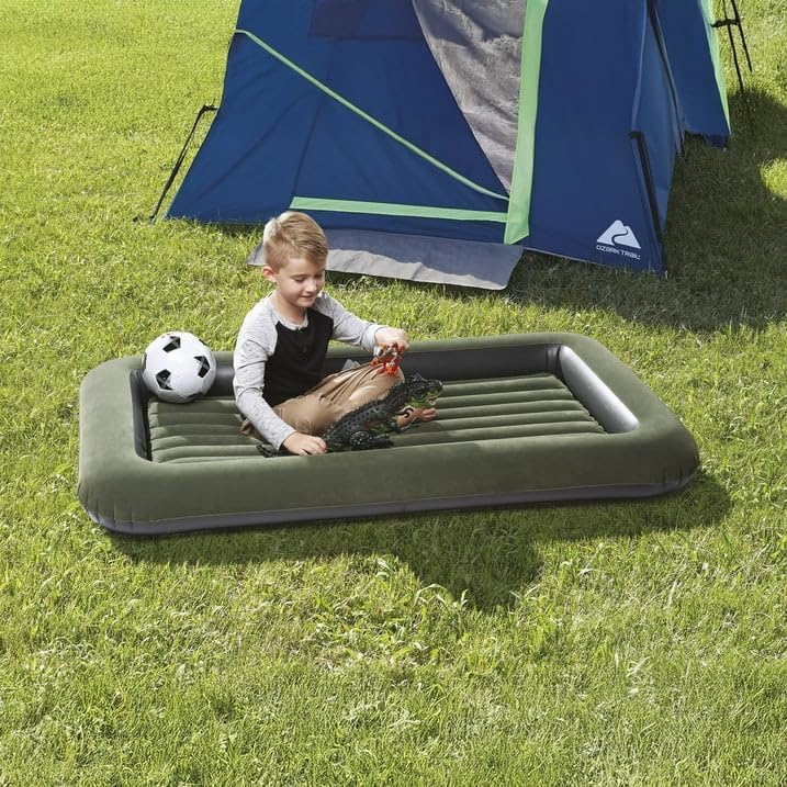 Air Mattress for Kids, Portable Air Bed Blow Up Mattress Without Pump Ideal for Living Room, Room and Outdoor Camping