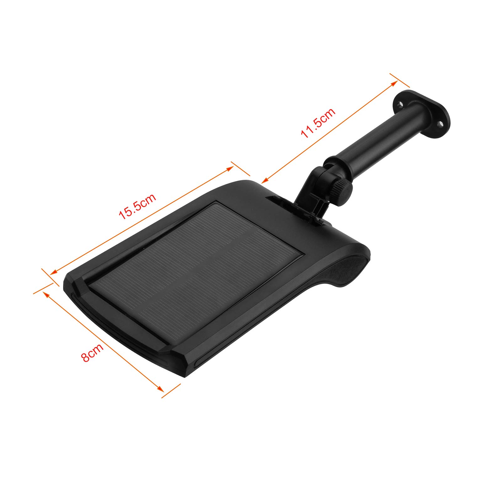 Bruture Luci Solari,36 Led Lampada Wireless ad Energia Solare da Giardino con Sensore di Movimento,IP65 Impermeabile Solar Lights (2 Pack)