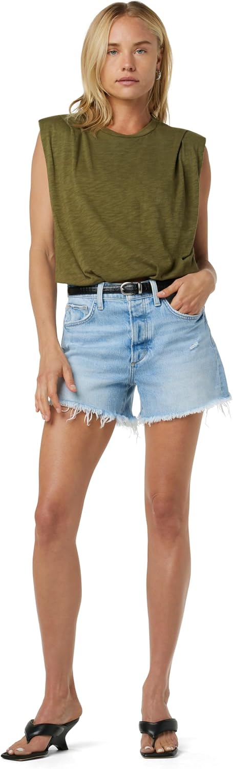 Joe's Jeans Womens The Jessie Relaxed Fit Mid Rise Denim Short - Image 6
