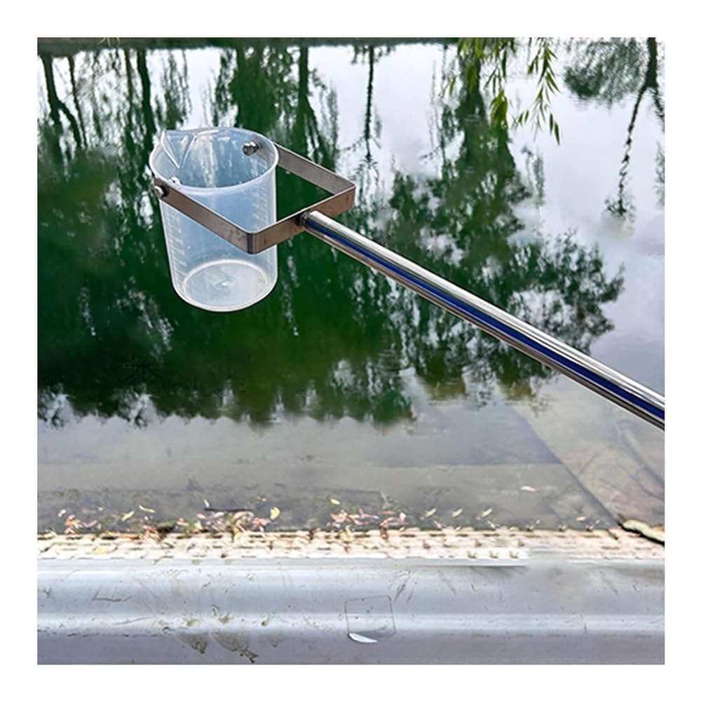 Teleskop-Wasserprobennehmer, Probenentnahmestange, Mit Edelstahlmast, for Abwasserflüsse(1000ml,1.17-4m(3.8-13.1ft) L)