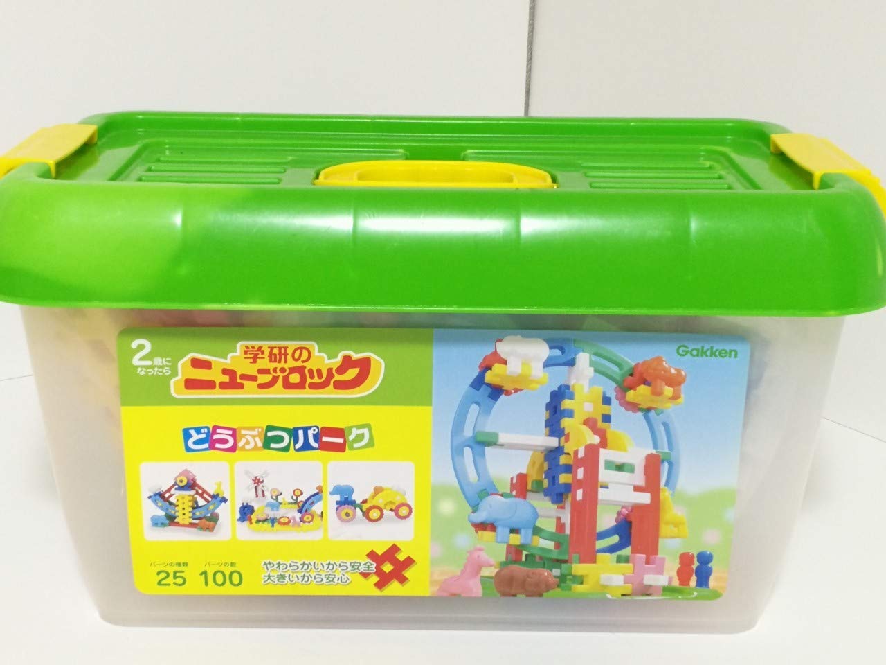 Amazon.co.jp: 学研 (Gakken) ニューブロック どうぶつパーク 25種100