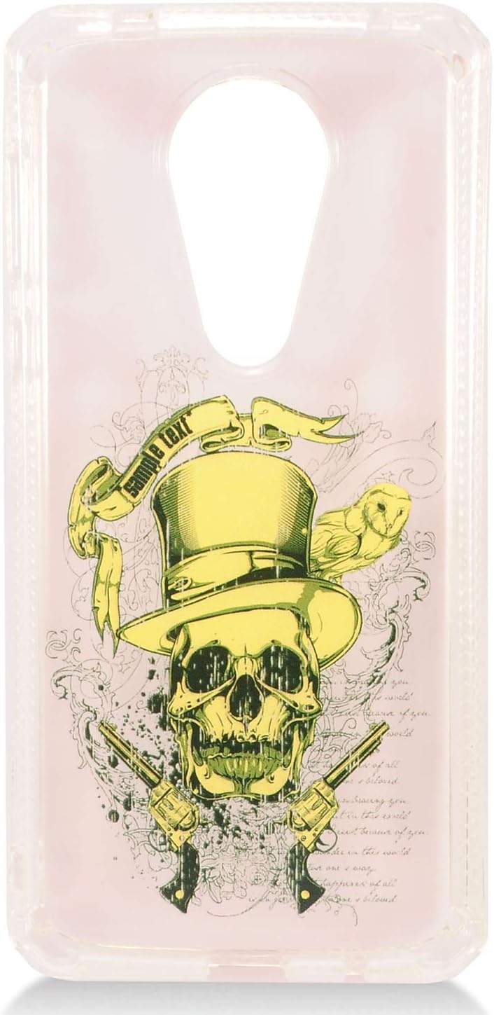 Z-GEN - for Motorola Moto G6 Play, Moto G6 Forge XT1922, Moto E5 (5.7") XT1920DL - Slim Image Case - AC1 Skull/Guns