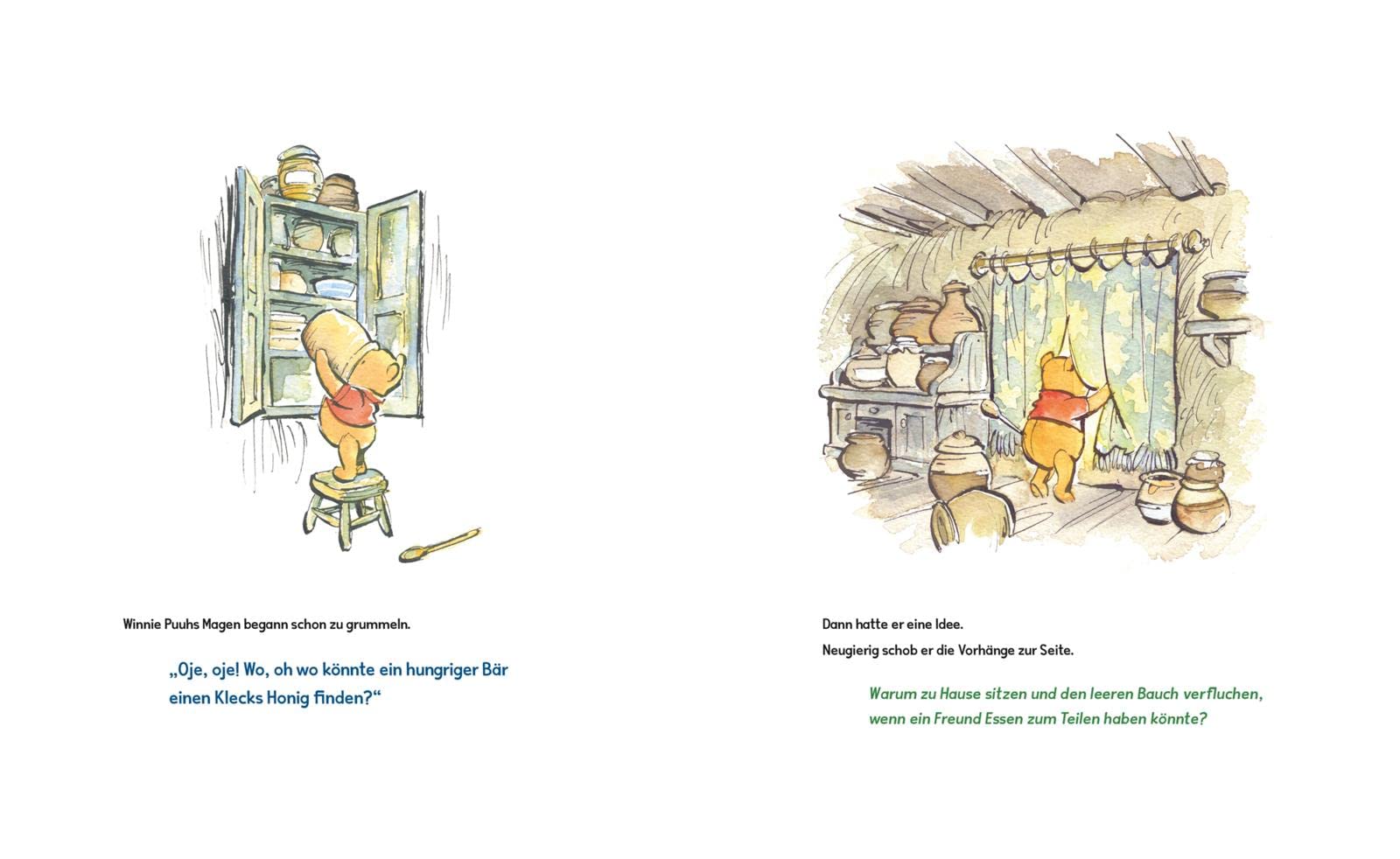 Disney Winnie Puuh: »Ein Tag mit Freunden ist mein Lieblings-Tag!«: Eine zauberhafte Geschichte mit den honigsüßesten Sprüchen von Winnie Puuh | edles Geschenkbuch mit Winnie Puuh