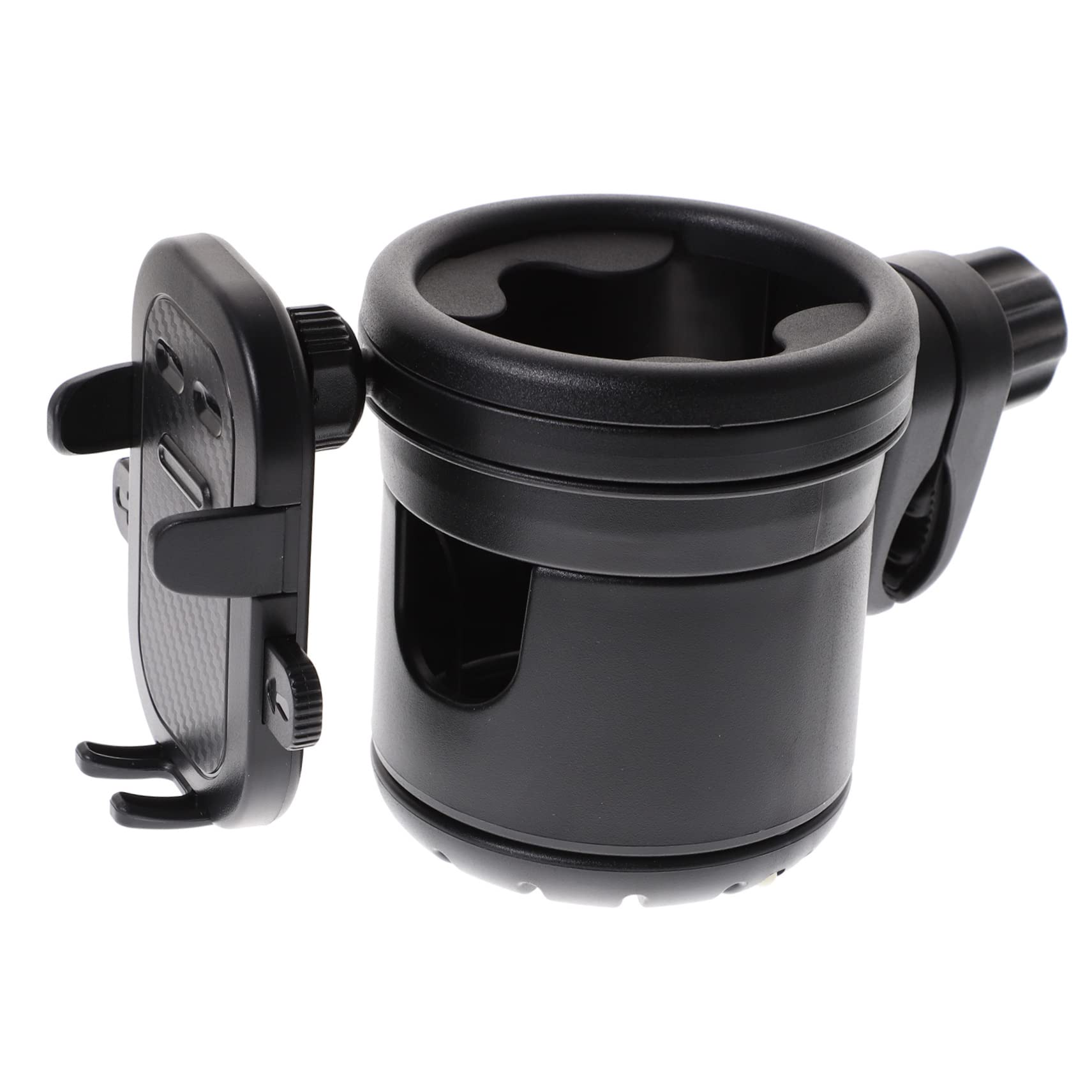 SUPVOX Portabicchieri per Passeggino Adatto Tazze da Caffè Lattine Borracce e Biberon Compatibile con Sponde del Letto Braccioli Carrelli e Sedie Rotelle con Montaggio Saldabile su Aste