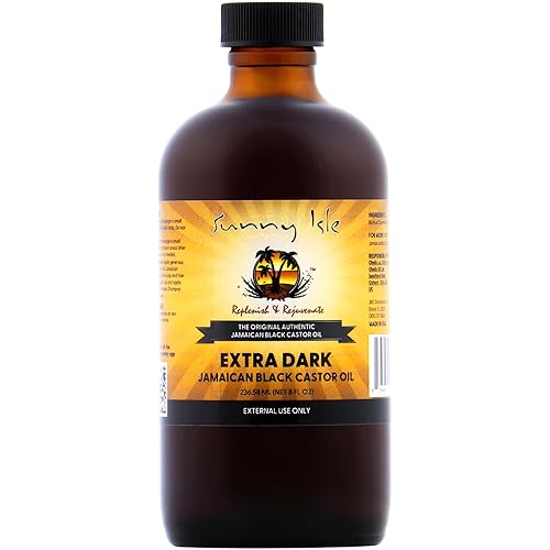Sunny Isle Aceite de castor negro jamaiquino extra oscuro 8 oz Extra Dark 4 oz 1 1