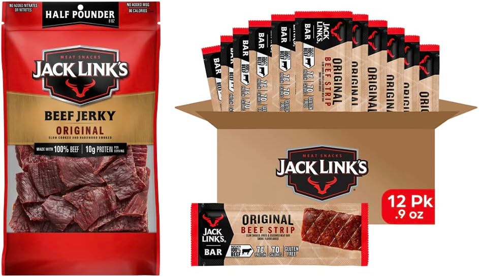 Jack Link's Beef Jerky Original 1/2 Pounder Bag Review
