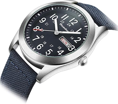 Miniatura 2 de Relojes militares de marca de lujo Youwen reloj con correa de lona analógico de cuarzo para hombre relojes deportivos reloj militar del ejército
