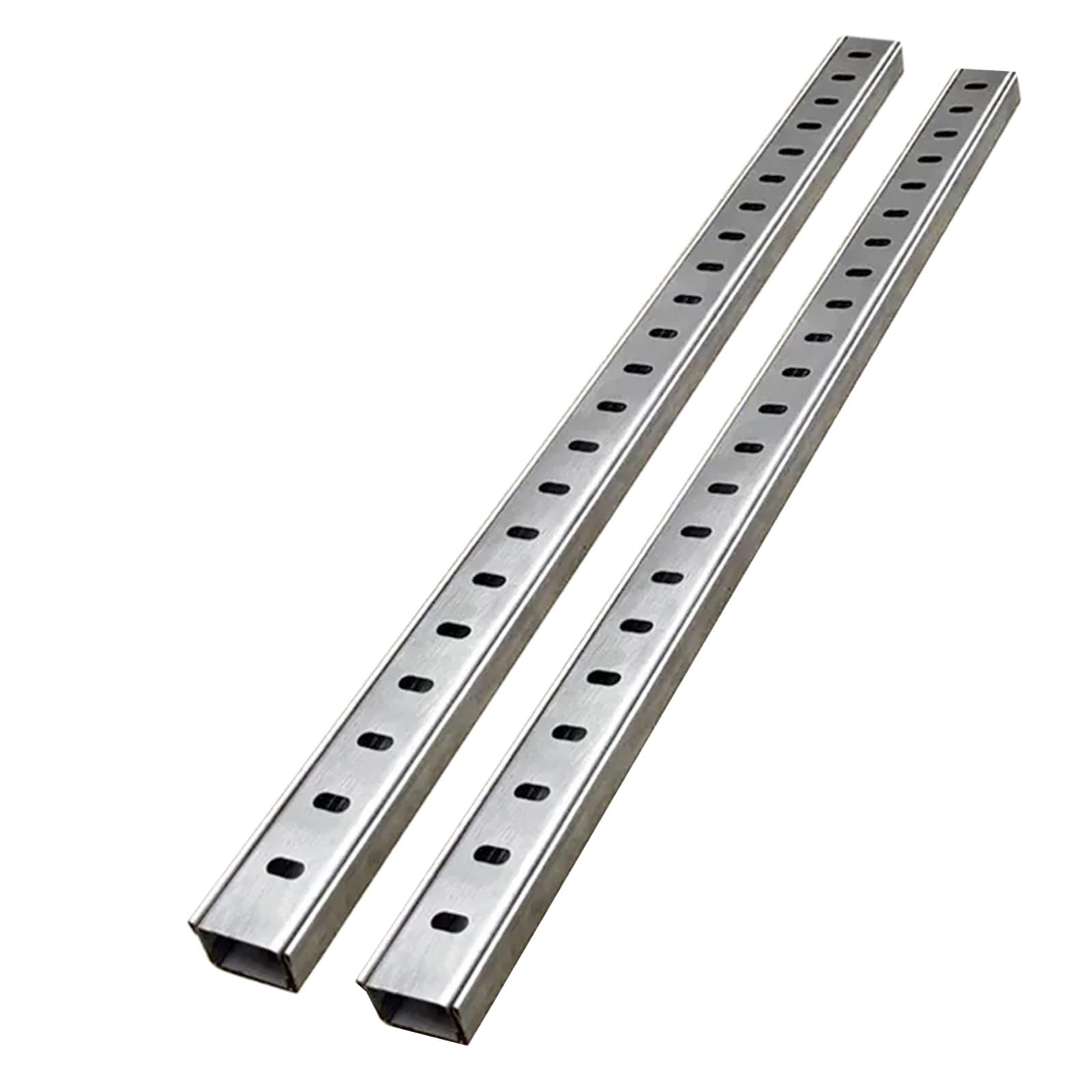 GJZQDKX Slim Patio Drain Channel for Concrete Floors 39in Stainless Steel Driveway Drainage System 18 Inch Commercial Trench Drain 10 Pack (5x5cm/2x2in)