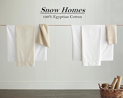 Miniatura 7 de Juego de funda de edredón de 3 piezas de 800 hilos con 2 fundas de almohada, 100% algodón de fibra larga para cama de tamaño King de gran tamaño (98