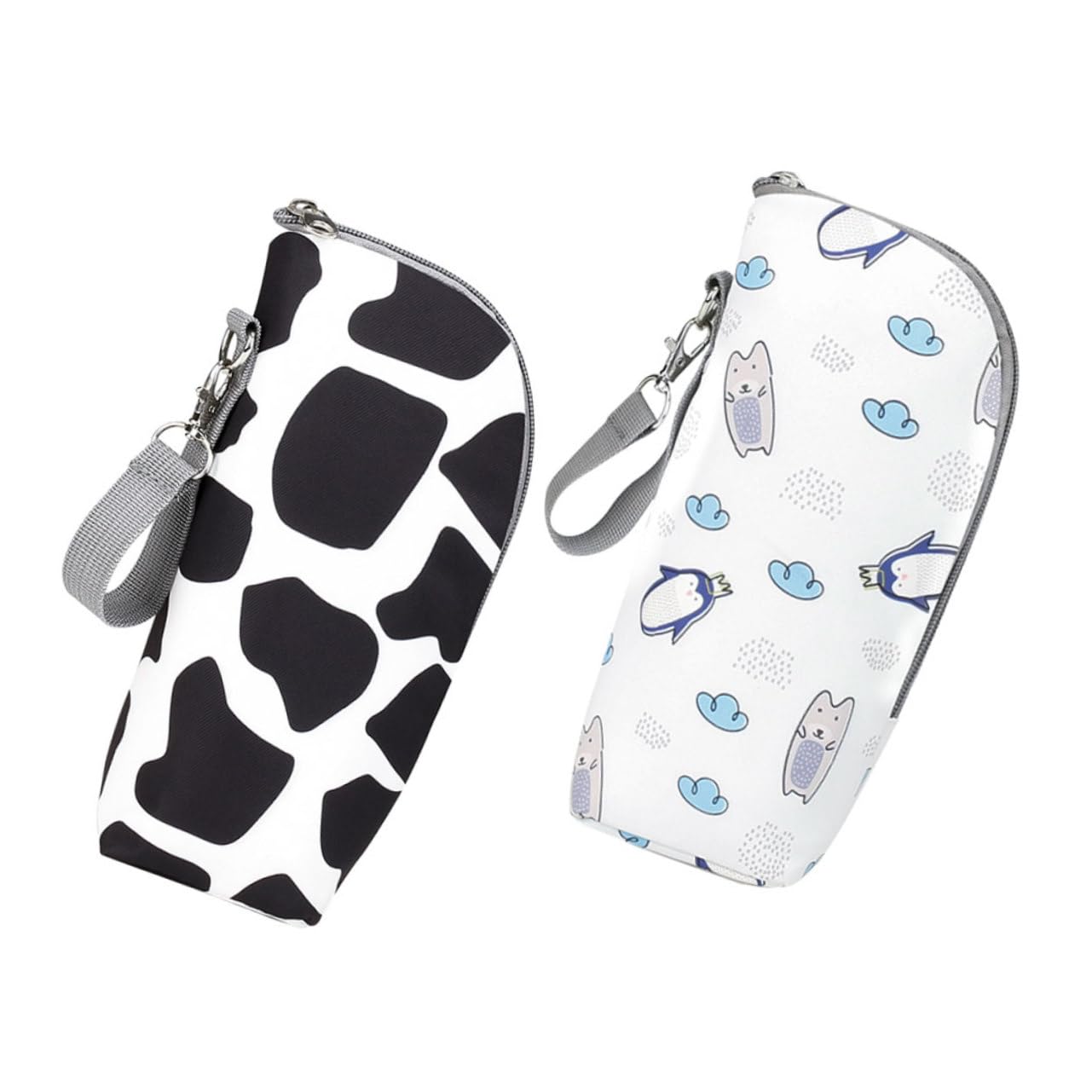 ifundom 3 Set Di Borse Termiche Portatili Per Biberon Eleganti Organizer Per Conservare Biberon Per Bambini Con Cerniera Calde O Fredde Per Gite 2 Pezzi * 3