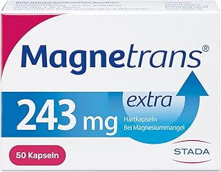 Magnetrans extra 243 mg - Magnesiumkapseln für eine schnelle Hilfe bei Muskel- und Wadenkrämpfen bei nachgewiesenem Magnesiummangel - 1 x 50 Kapseln
