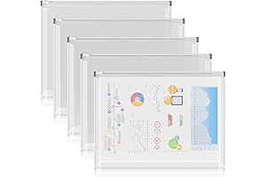 FYY A4 Letter Size Poly Zipper Pouch: Clear Organization at Your Fingertips