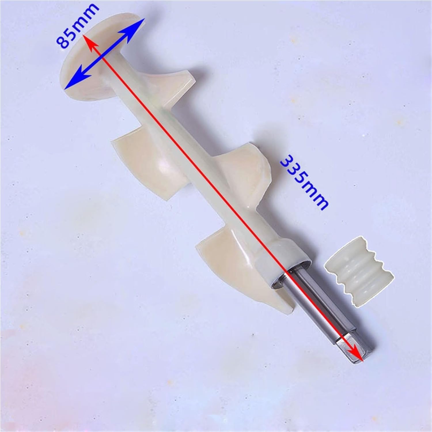 Agitator Stirring Shaft with 335mm length and 85mm width dimensions