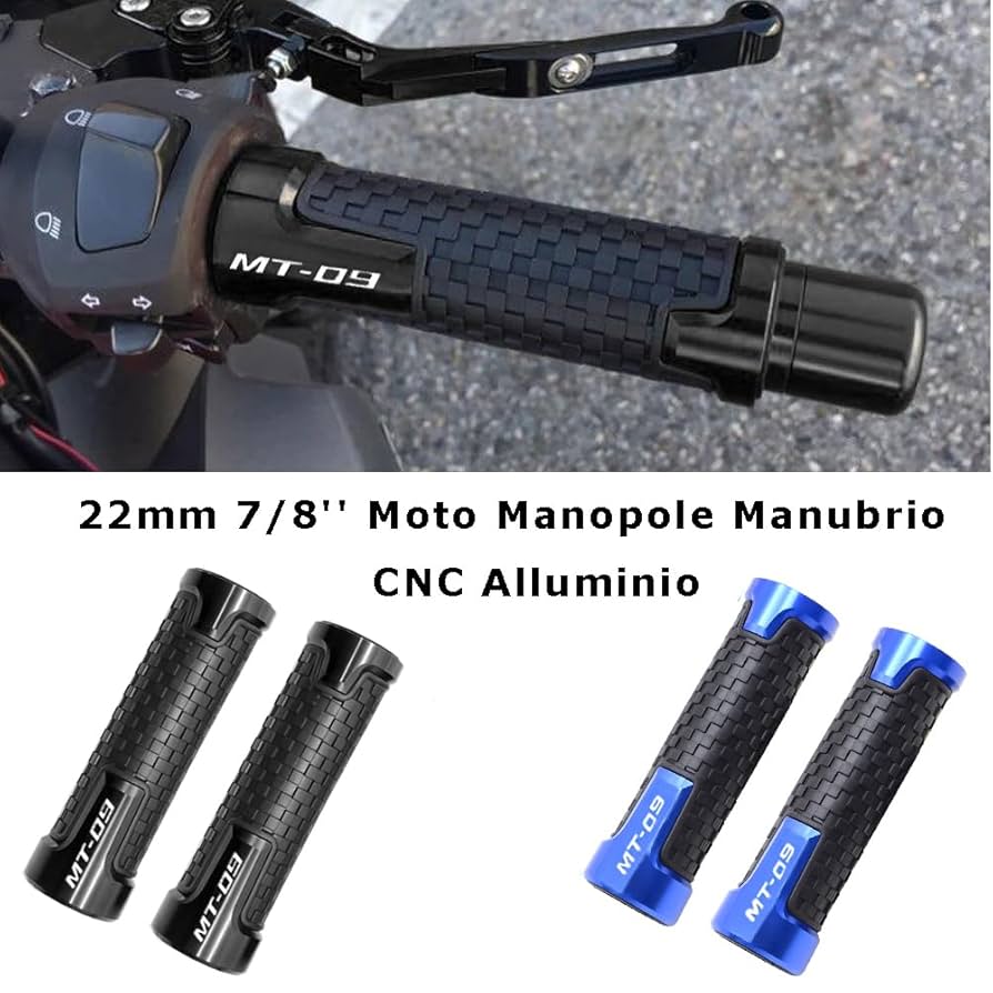 RT-69450 ページ Yamaha MT09 Handlebar Grips 22 mm 7/8 Inch Motorcycle Grip Rubber