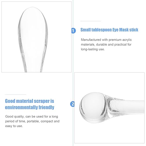 Miniatura 9 de 15 Uds. Espátula cosmética Crema Facial Espátula de maquillaje acrílico Cuchara mezcladora Herramienta de rodillo de ojos para suministros de