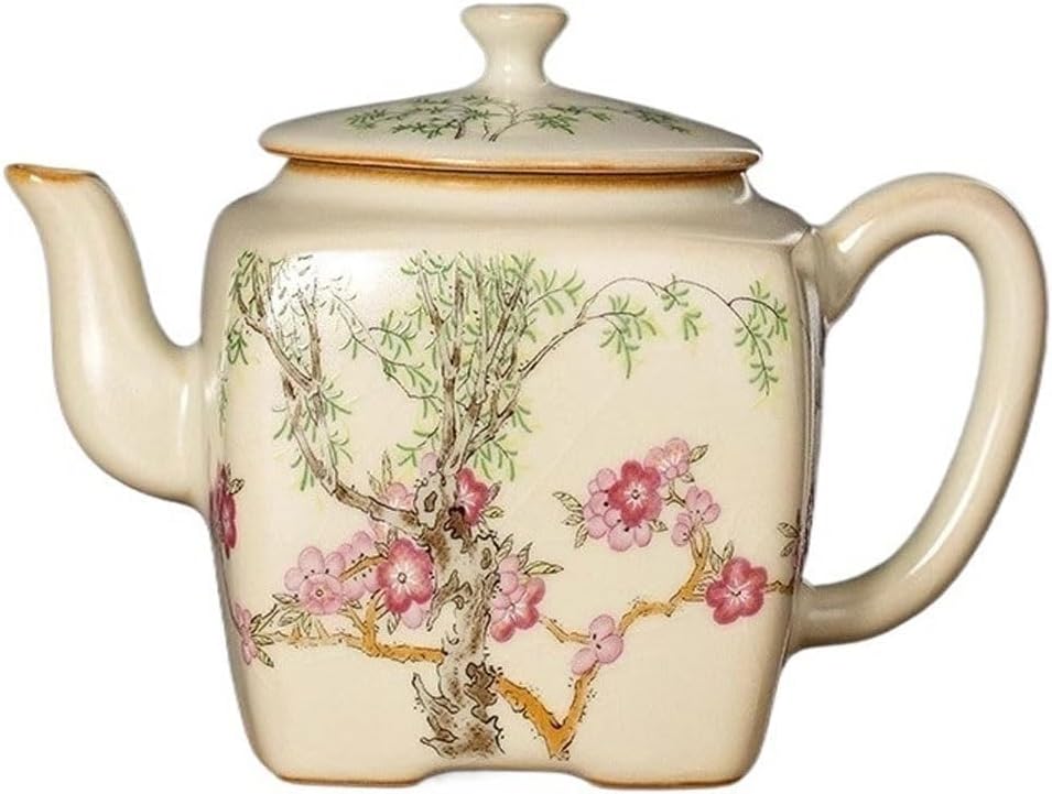 Ceramic Teapot Single Ceramic Large Capacity Teapot For Home Use Flower Teapot Kung Fu Tea Set Exquisite Afternoon Tea Teapot Tea Pot Ceramic