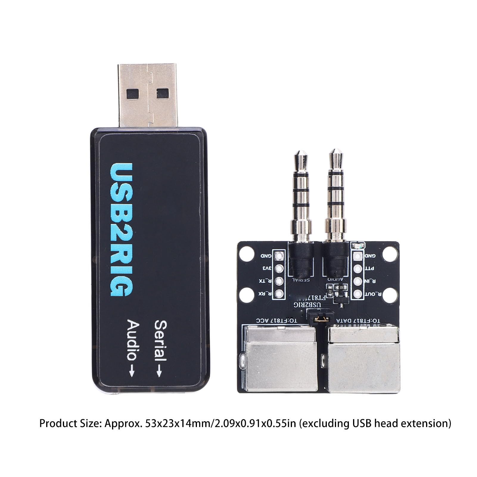 Interfaccia modalità Digitale Integrata Scheda Audio USB Tutto in per Radioamatori per OSX Interfaccia modalità Digitale per Hobbisti Materiale ABS