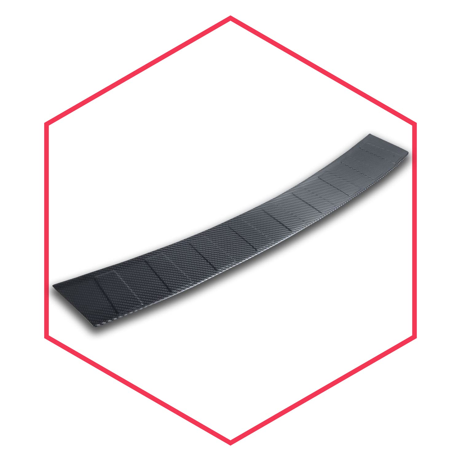 saferide | Protezione per paraurti in acciaio inox per paraurti smussato, protezione bordi in acciaio inox, autoadesiva, colore nero, argento, autoadesiva, protezione bordi posteriore, protezione