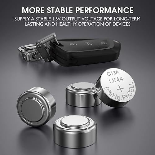 Miniatura 5 de EBL Baterías LR44, AG13 357 SR44 303 A76, pilas alcalinas de botón de 1,5 V, pilas de moneda, paquete de 40