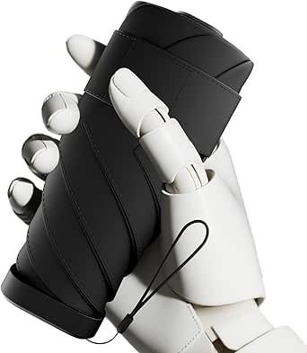 Windproof Mini Travel Folding Umbrella - UPF 50+ Sun & Rain Protection, Compact Lightweight Design