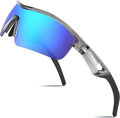 Miniatura 2 de FEISEDY Gafas de sol para hombre, gafas de sol polarizadas para ciclismo, UV400, deportes, béisbol, correr, pesca, senderismo, sombras B2372