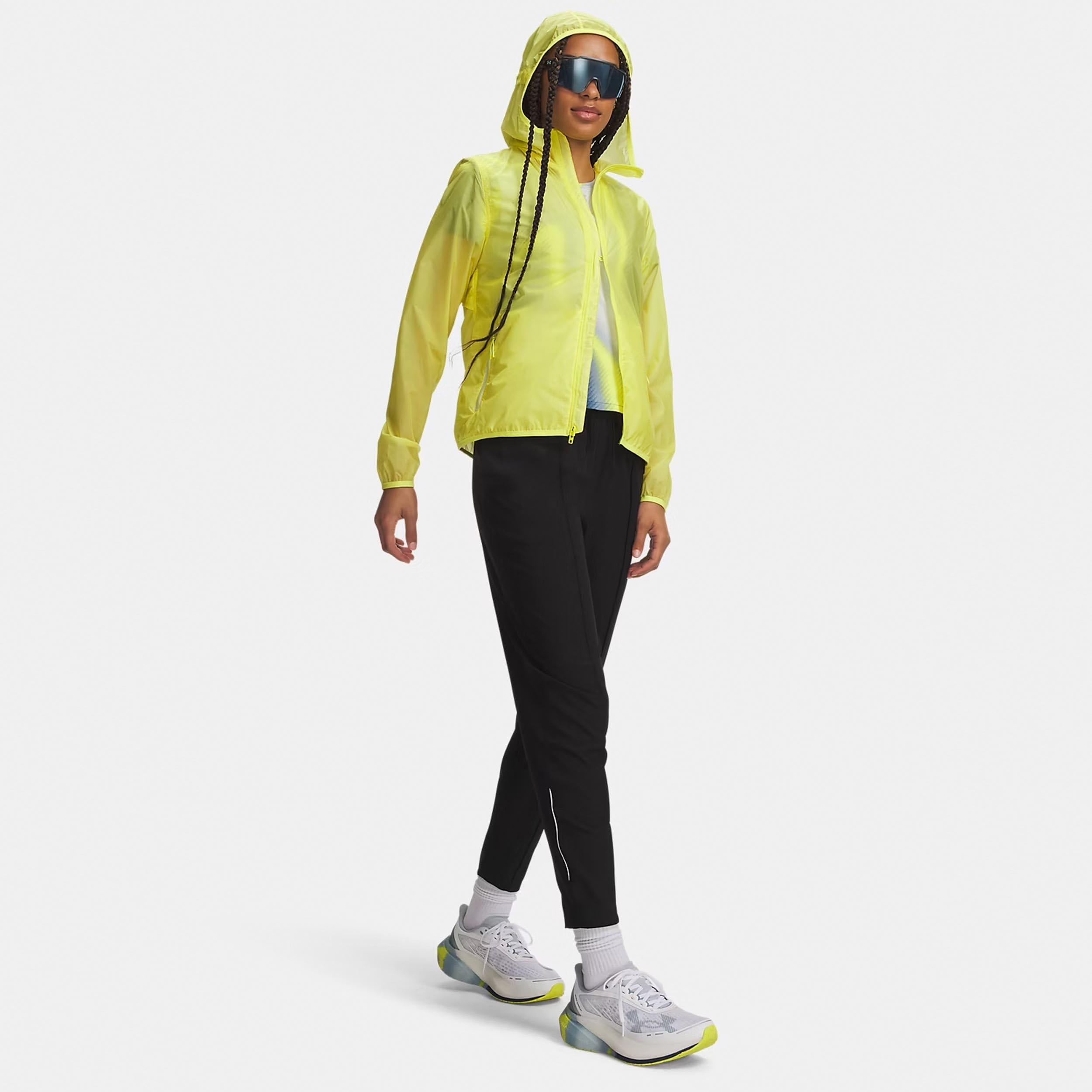 Under Armour Velociti Track Laufhose Damen schwarz - Black M